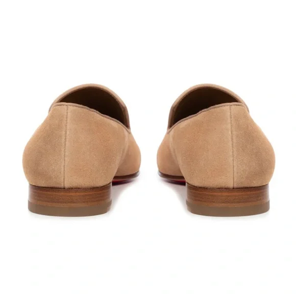 Christian Louboutin Mens Dandelion Flat Lionne Beige Suede  display picture 3